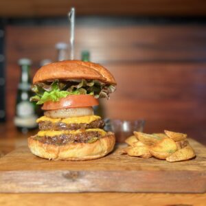 ダブルチーズバーガー